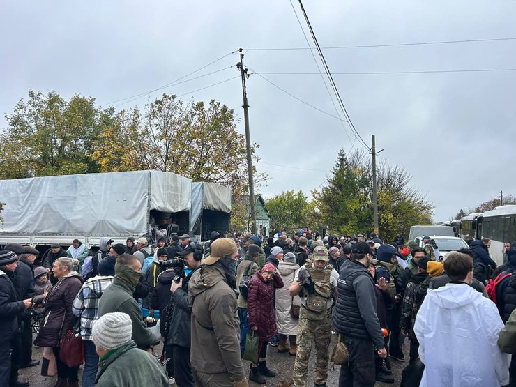 До Олешок доправили гуманітарну допомогу