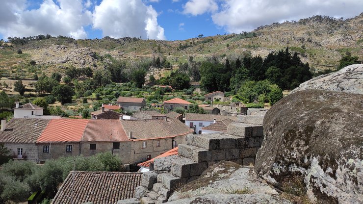 Каштелу-Нову, Португалии, пейзаж, историческая достопримечательность, туристическая деревня