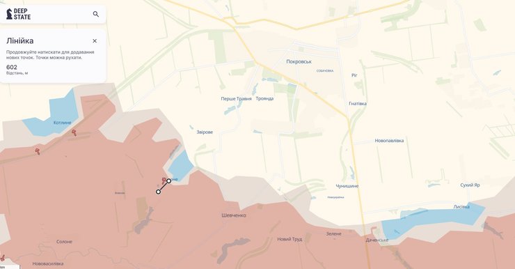 Наступ РФ, карта, 3 березня, DeepState, Покровськ