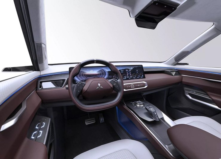 салон Mitsubishi DST, новий Mitsubishi DST, кросовер Mitsubishi