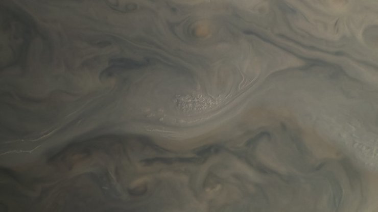 вихори, атмосфера, Юпітер, фото