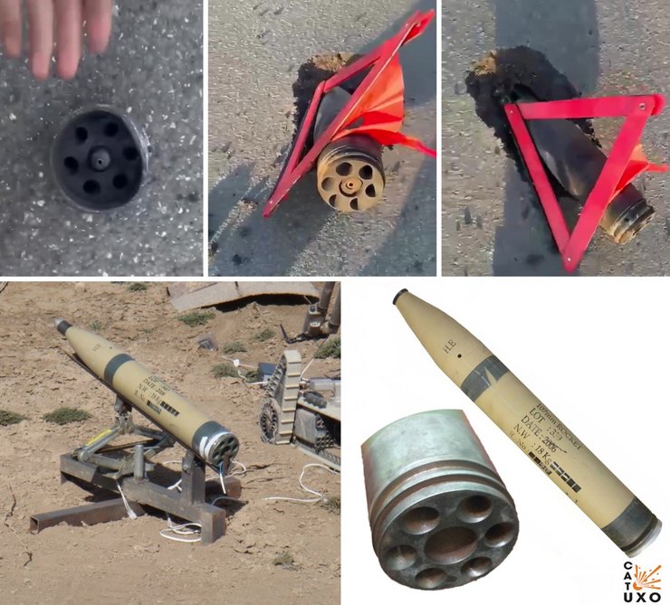 Обломки боеприпасов 51 арсенала ГРАУ