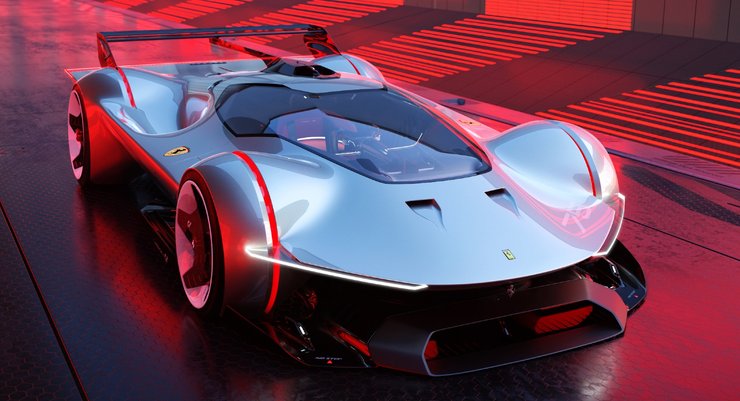 суперкар феррарі гран туризмо, феррарі гран туризмо, Ferrari Vision Gran Turismo, суперкар Ferrari, новий Ferrari