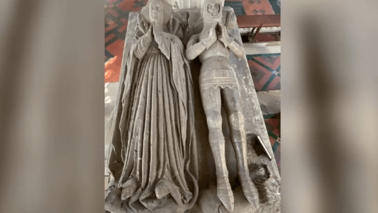 Майкл де Ла Поль, могила, реставрация, погребение, исследование, гробница, археология, граф