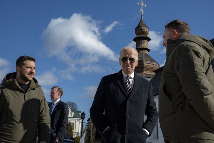 война в украине, визит байдена, Байден в Киеве, Байден и Зеленский