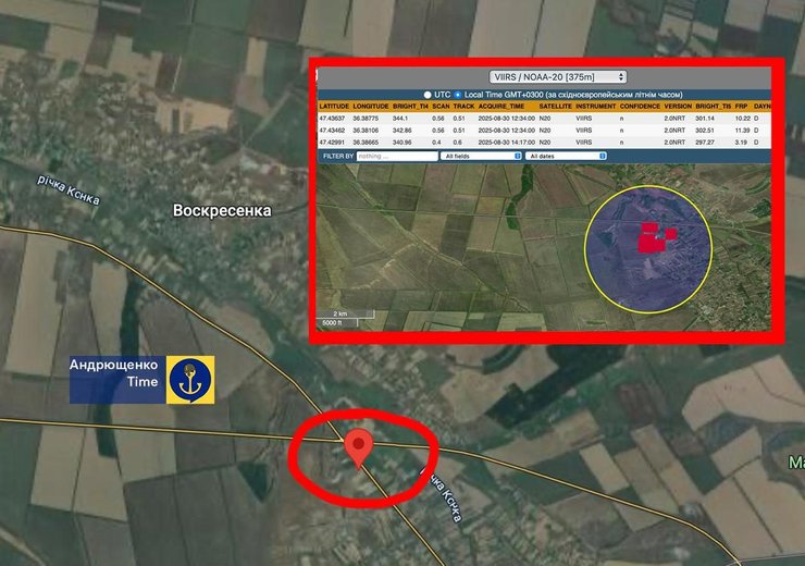 На Гуляйпільському напрямку горів компункт ЗС РФ