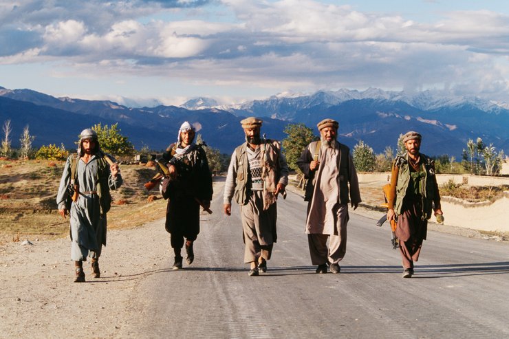 Бойцы Ахмад Шаха Масуда Афганистан