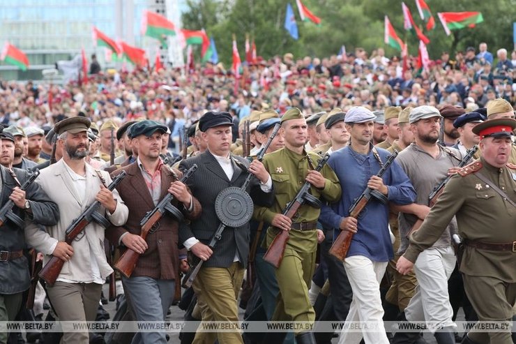 александр лукашенко, минск, парад