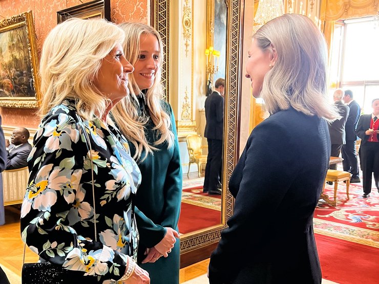 Елена Зеленская и Джилл Байден