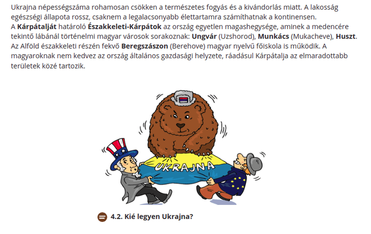 Учебник Венгрия скандал пропаганда Украина война вторжение эмиграция Закарпатье