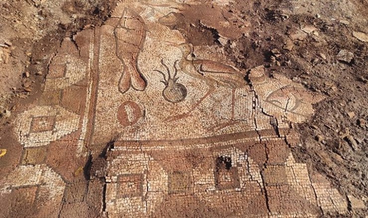 Мозаїки римської епохи, Археологічне відкриття в Туреччині, Розкопки на віллі Рустика, Антична мозаїчна плитка для підлоги, Історичні знахідки Мардіна