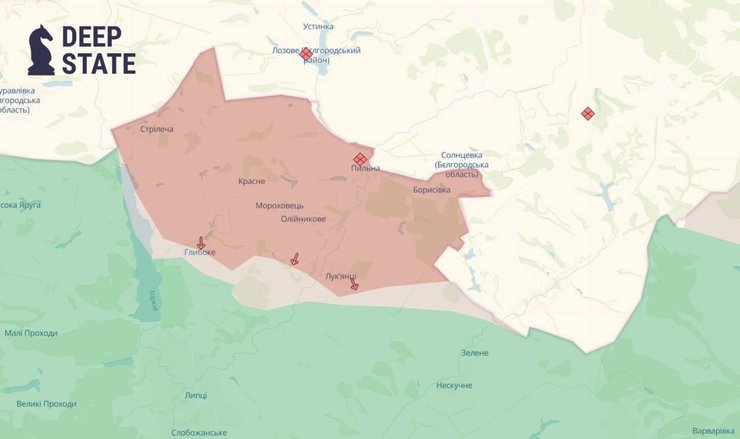 Прорыв ВС РФ украинской обороны в Харьковской области