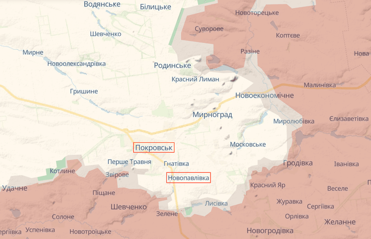 Эксперт спрогнозировал наступление ВС РФ в районе Покровска и Новопавловки