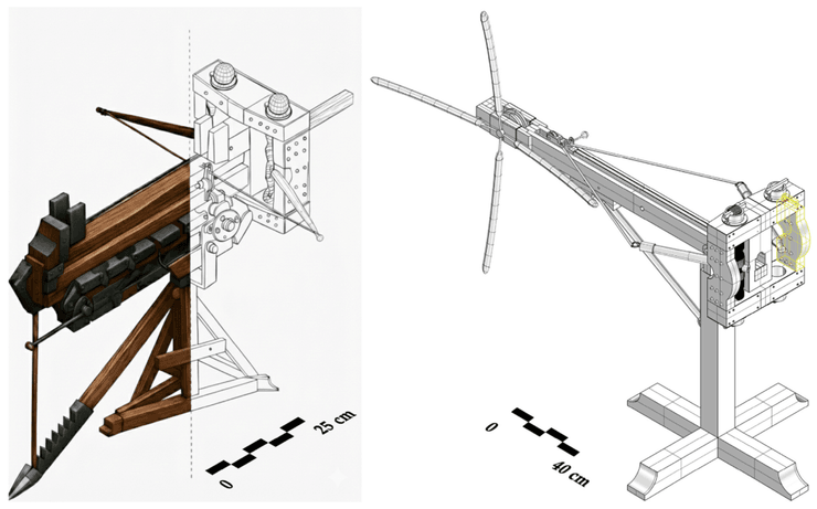 Полибол был способен на непрерывный огонь