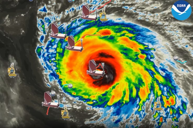 Розташування Oshen C-Star в Атлантичному океані