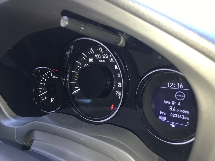 Приборы Honda HR-V Sport 2018-2020, спидометра и приборная панель Honda HR-V Sport 2018-2020