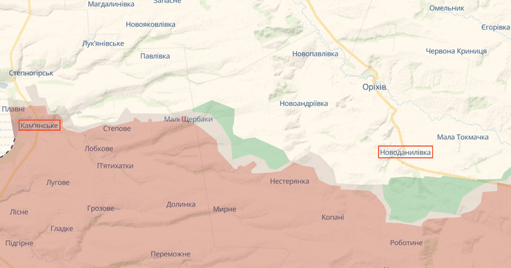 У Силах оборони Півдня розповіли про ситуацію на Оріхівському напрямку