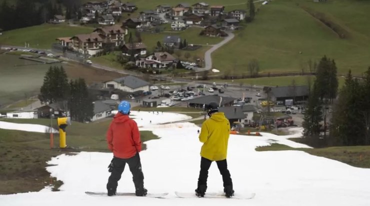 альпы, ледники, горнолыжный спорт, снег