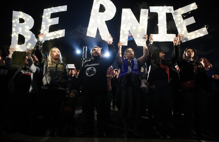 фото, Берни Сандерс, поддержка