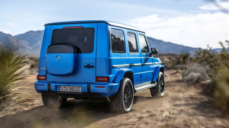 Mercedes G580 2025, Mercedes G580, электромобиль Гелендваген, электрический Гелендваген, электрический Гелендваген