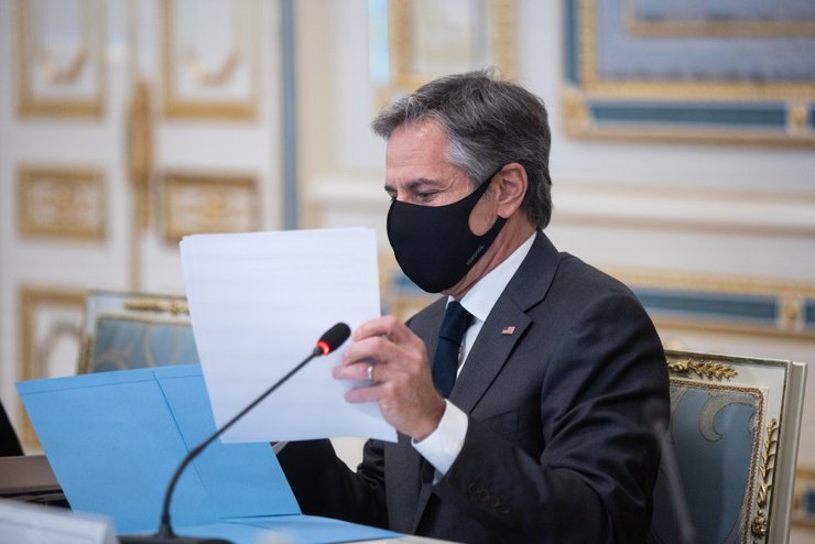 госсекретарь США, энтони блинкен