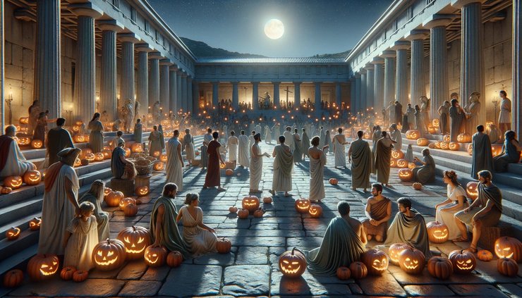 Древнегреческие корни Хэллоуина, Кельтские традиции Хэллоуина, Древнегреческие истории о привидениях, Современные традиции Хэллоуина, Кельтские и греческие влияния на Хэллоуин