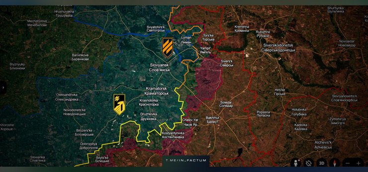 інфографіка  з орієнтовними позиціями Азову та 3 АК на Донбасі 26 серпня