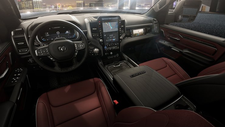 Салон Ram 1500 Ramcharger, новый Ram 1500, Ram 1500 Ramcharger, пикап Ram, электромобиль Ram, электромобиль Ram