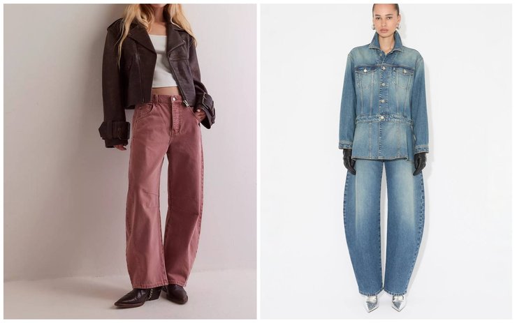 джинсы 2025, трендовые джинсы, модные джинсы, стильные джинсы, модные силуэты 2025, джинсы для осени, джинсы для осени