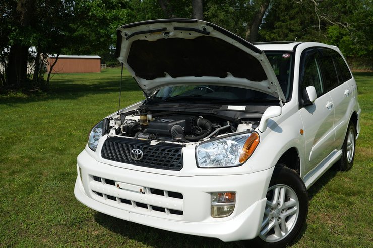 мотор тойота рав4, Toyota RAV4, Toyota RAV4 2000, кроссовер Toyota, капсула времени
