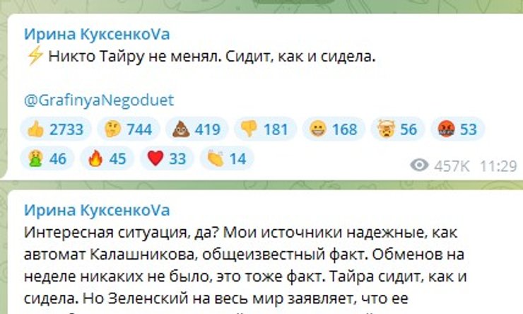 Куксенкова Telegram