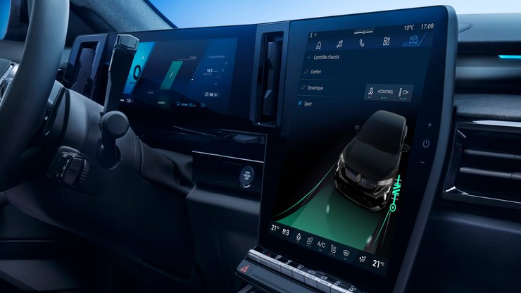 салон Renault Rafale, Renault Rafale, новый Renault Rafale, Renault Rafale 2024, кроссовер Renault