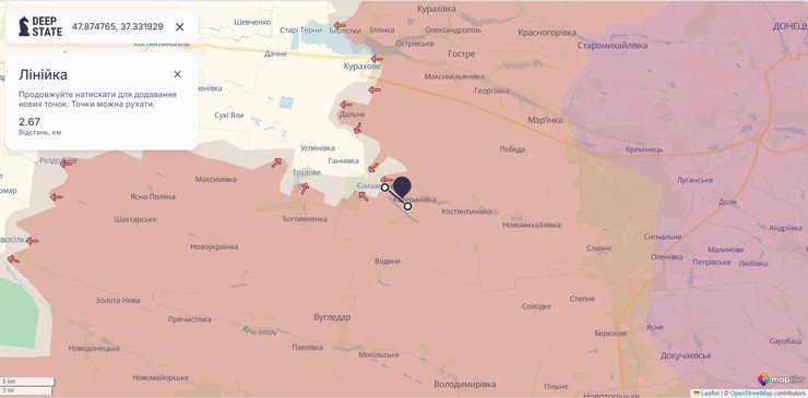 Наступление РФ, 25 ноября, Донецкая область, Курахово, Екатериновка