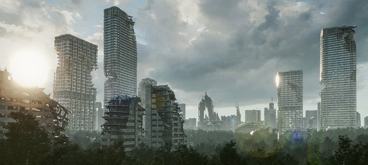 город, ядерная зима, ядерная война