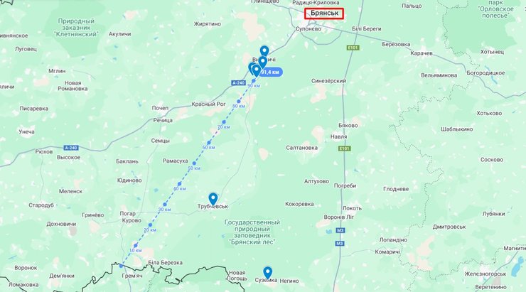 В Брянской области обнаружили украинские ДРГ