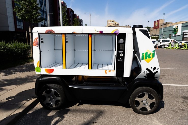 Беспилотники Clevon, беспилотные авто, беспилотная доставка, доставка продуктов, служба доставки