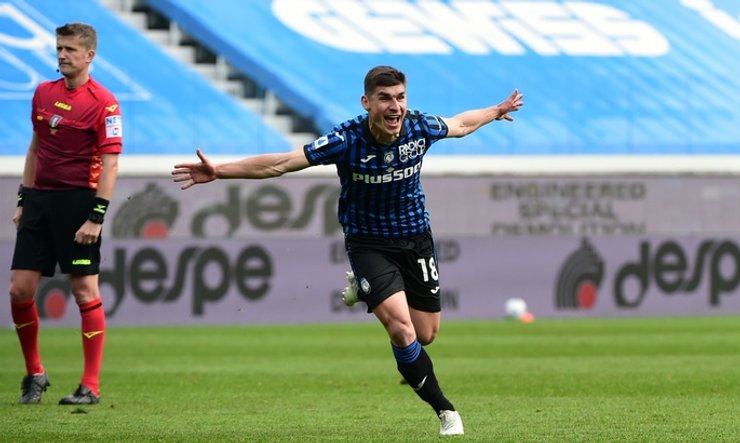 Руслан Малиновский, футбол, Гол, Аталанта, Ювентус