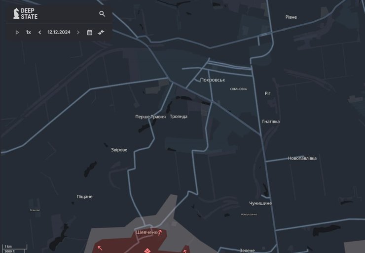 карта боїв, покровськ карта боїв