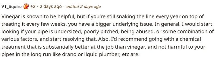 Порада — використовувати оцет