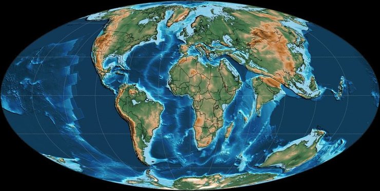 Земля в минулому