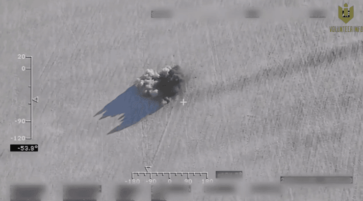 Взрыв "шахеда"