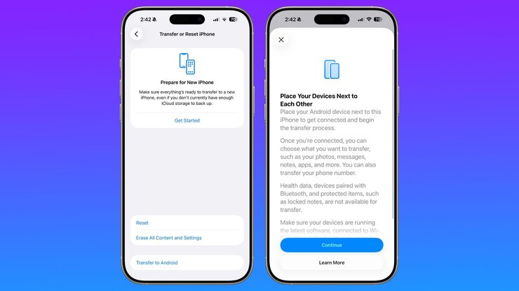 перехід з ios на android ios 26.3