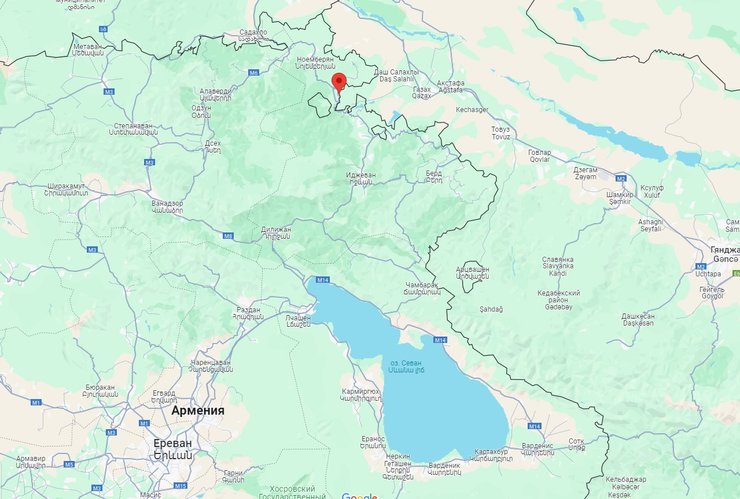 Розташування населеного пункту Баганіс Айрим