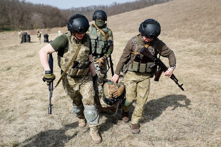 Подготовка бойцов ВСУ