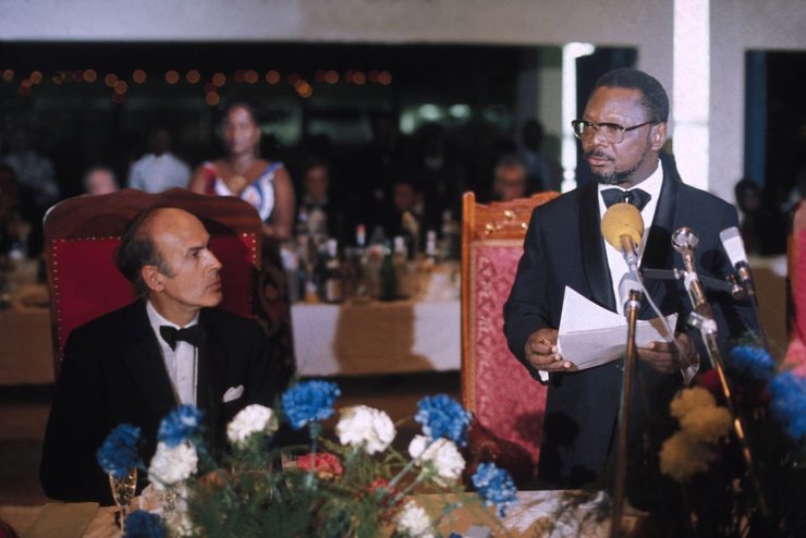 Валери Жискар дʼЭстен и Жан Бедель Бокасса