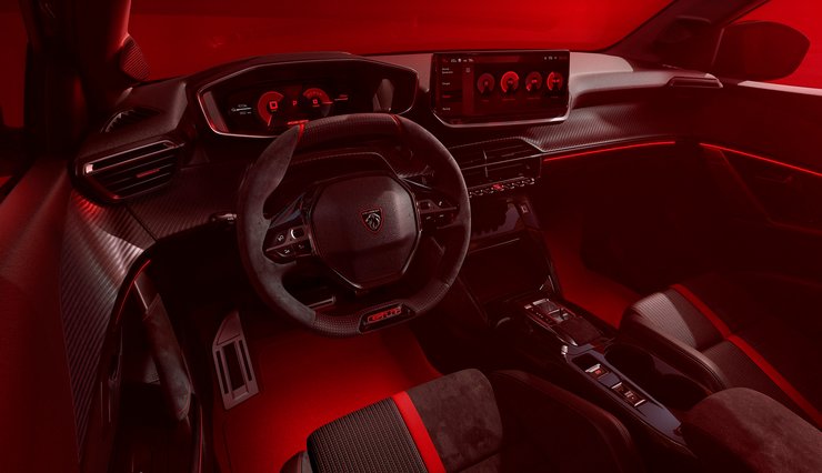 салон пежо 208, Peugeot 208, Peugeot e-208 GTi, Peugeot 208 GTi, новый Peugeot 208, Электромобиль Peugeot