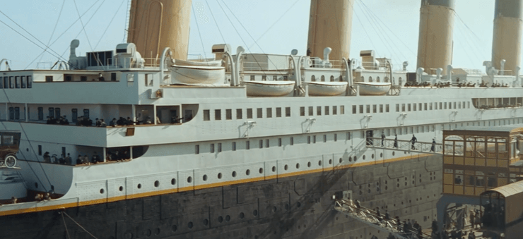 титанік корабель