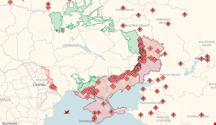 Карта Deep State, дані про війну, Deep State, ситуація на фронті