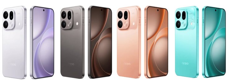 Официальные рендеры Oppo Find X9s Pro