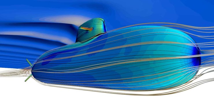 Ілюстрація зменшення помітності підводного човна для виявлення